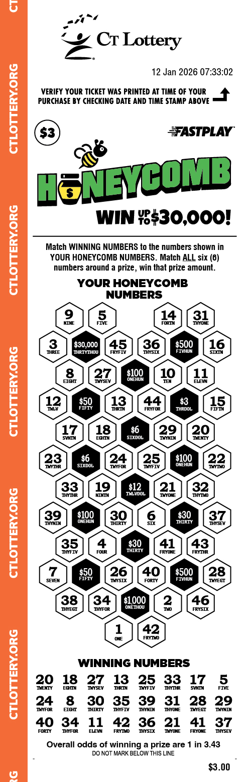 Honeycomb playslip