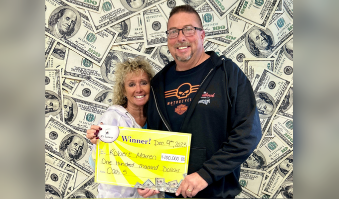 Milford Resident Shocked by Cash5 $100,000 Top…